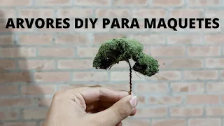 Como fazer arvores para maquetes - Tutorial DIY