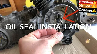 Crankshaft oil seal installation scooter, Honda dio50 elite50 sk50 af16 af18 af27 af28