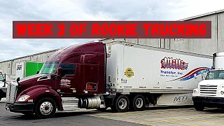 Rookie trucker waiting to get loaded - Millis Transfer