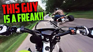 Trying to chase a French quad rider | 2 Stroke RAW Sound