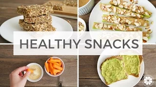 4 Healthy Snack Ideas | Easy, Quick, Gluten-Free, Vegan, Kid Friendly | Healthy Grocery Girl