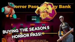 BUYING THE SEASON 5 HORROR PASS + MY HORROR BRAWL SKINS, SO FAR