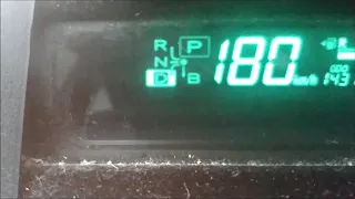 Prius Gen2 max speed