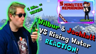 Minecraft, But Every 5 Min The Sea Level Rises byWilbur Soot & Jschlatt [Reaction]