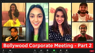 Corporate video meeting with Ranveer, Deepika, Kiara, Kriti, Ayushmann