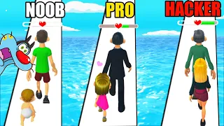 NOOB vs PRO vs HACKER | In Father And Daughter | With Oggy And Jack | Rock Indian Gamer |