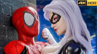 Black Cat Hot Suit |  Marvel's Spider Man Remastered Gameplay Part 2 4K 60FPS ULTRA