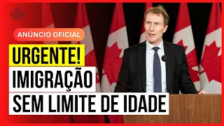 Imigração SEM limite de idade e SEM formação superior #morarnocanada