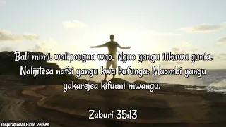 ZABURI 35 "Ee BWANA UTETE NAO WANAOTETA NAMI" (#Psalms35)