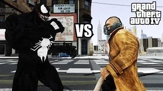 BANE VS VENOM - GREAT BATTLE - GTA IV