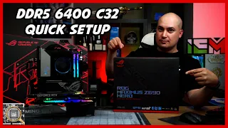 ASUS ROG Z690 Hero Quick Setup - DDR5 6400 Fix and CPU OC