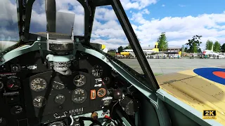 As close as I'll get to flying the Spitfire | Full Flight at Duxford (MSFS)