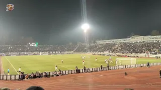 Partizan Sparta šanse i reakcije navijača iza gola