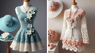 👌The most beautiful crochet dresses you've ever seen❤ (share ideas) #crochet #design