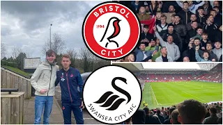 WORRYING PERFORMANCE FROM THE SWANS| BRISTOL CITY 1-0 SWANSEA CITY| MATCHDAY VLOG