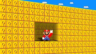 Cat Mario: Super Mario Bros. but Mario collect 1.000.0000 Golden Item Blocks