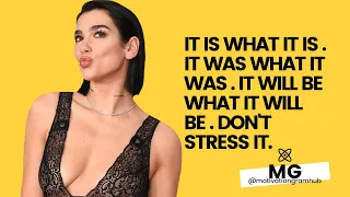 Dua Lipa About Happiness.