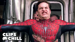 Spider-Man Stops A Train From Crashing | Spider-Man 2 | Clips & Chill