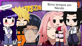 (REACT)TIME 7 + HINATA REAGINDO AO MALANDRAGEM NINJA 9_Treinar né?_(Voice makers)Gacha Club.