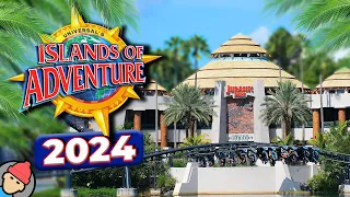 Universal Islands of Adventure RIDES & ATTRACTIONS 2024 | Universal Orlando Resort