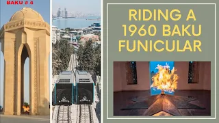 Martyrs' Lane | 60 Years Old Funicular | Shah Pilaf (Pulao) #Bakutravel #Travelvlog #desitraveller