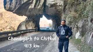 Chandigarh to Chitkul 413km drive | Day 2 Himachal Pradesh Trip 2022