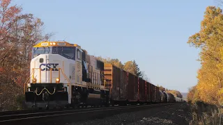 CSX SD70AC 4568 “Operation Lifesaver” Unit leads M364!