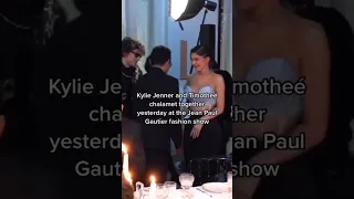 Timothèe Chalamet and Kylie Jenner together #timotheechalamet #kyliejenner #kimkardashian #shorts