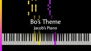 Bo’s Theme - Jacob’s Piano (Piano Tutorial)