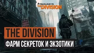 Быстрый фарм засекреченого шмота и экзотики без ГС в The Division