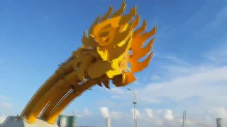 Walking Across The Dragon Bridge Da Nang