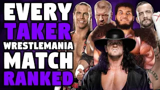 Every Undertaker WrestleMania Streak Match Ranked From WORST To BEST