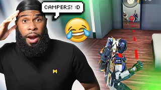 TROLLING CAMPERS GONE TERRIBLY WRONG! FUNNY MOMEMTS PT 7 COD MOBILE