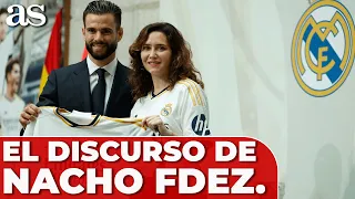 NACHO FERNÁNDEZ, DISCURSO CAMPEÓN LIGA REAL MADRID | Fiesta Cibeles