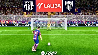 EA Sports FC 24 | Barcelona vs Sevilla | LaLiga 23/24