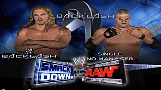 WWE Edge vs Kane Backlash 2004 | SmackDown vs Raw PCSX2