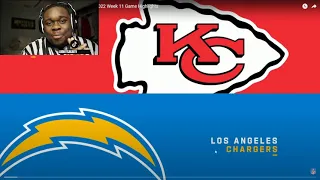 JuJuReacts to Kansas City Chiefs vs. Los Angeles Chargers | 2022 Week 11 Game Highlights