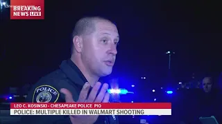 Chesapeake police give update on Walmart mass shooting