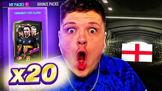 I OPENED 20x COMMUNITY TOTS GUARANTEED PACKS and THIS is what i got!!! #FIFA21