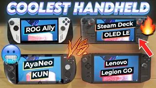 The Coolest Handheld | Steam Deck vs ROG Ally, Legion Go & Ayaneo Kun