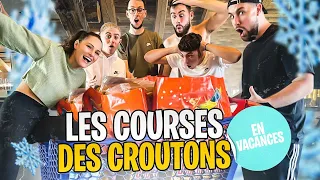 On fait le plein de courses avec les croûtons en vacances !! 😱