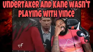 Kane and The Undertaker break Mr McMahon's leg (Reaction)