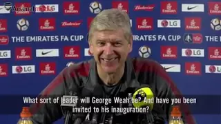 Arsene Wenger on President George Weah