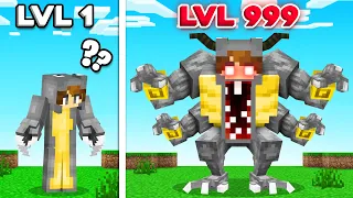 Transforming into a SCARY MONSTER in Minecraft!