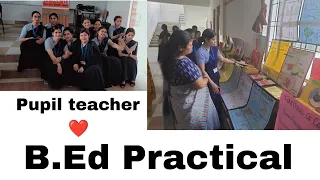 B.Ed practical Vlog | B.Ed students life| B.Ed college| Hectic day | 🎇