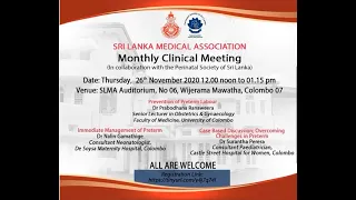 Monthly Clinical Meeting - 26th November 2020