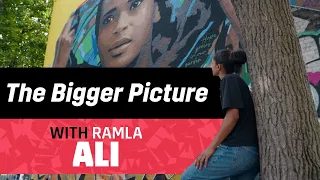 Ramla Ali muralised in Bethnal Green to symbolise community & culture