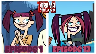 Every Time Scary Girl Was On Screen | Total Drama Reboot Season 2