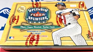 WOOD CARDS!  2003 FLEER SPLENDID SPLINTERS!  (Throwback Thursday!)