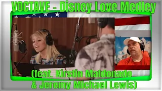 Disney Love Medley (feat. Kirstin Maldonado & Jeremy Michael Lewis) - REACTION  - BEAUTIFUL VOICES!